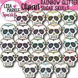 Sugar Skull Clipart for Halloween and Day of the Dead with