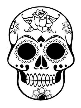dia de los muertos skull designs
