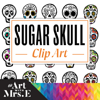 Preview of Sugar Skulls | Clip Art