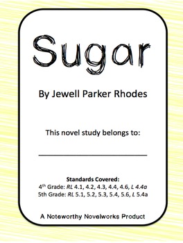 Preview of Sugar by Jewell Parker Rhodes Novel Study / Full Key
