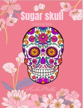 Preview of Sugar skull coloring book