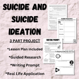 Suicide - 3 Part Project - High School Health - Mental Hea