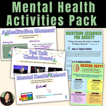 Suicide Prevention | Mental Health Activities Pack by Simply Ana P