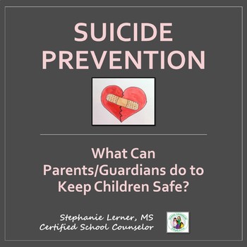 Preview of Suicide Prevention Presentation for Parents/Community