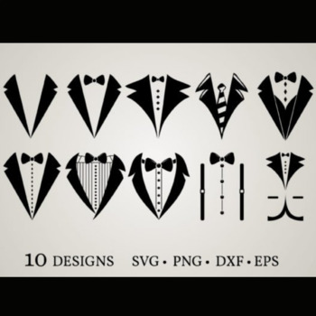 Suit Pack SVG by JessicaUs | TPT