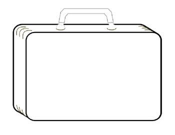 Suitcase Template by SS Designs | Teachers Pay Teachers
