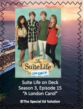 Preview of Suite Life on Deck S3 E15- A London Carol Worksheet