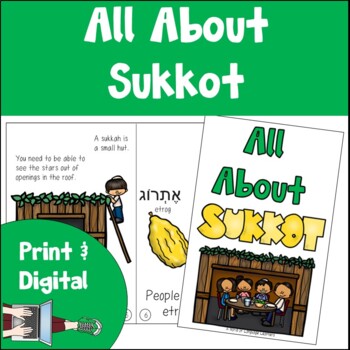 Preview of Sukkot Book Print and Digital
