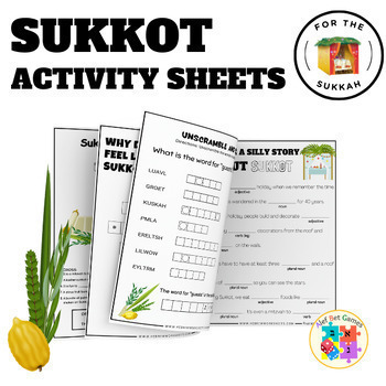 Preview of Sukkot Worksheets