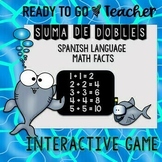 Suma de dobles - Doubles Math Facts Interactive Game in Spanish