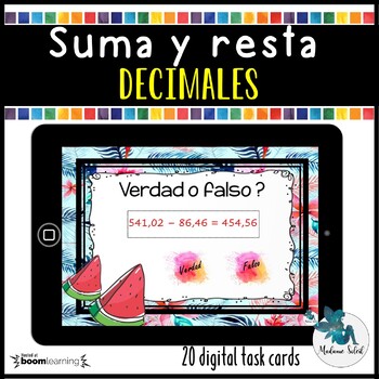 Preview of Suma y resta decimales  / Spanish addition and subtraction decimals