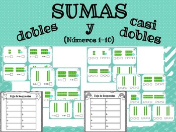 Preview of Sumas de Dobles y Casi Dobles / Doubles-Doubles Plus One