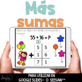 Sumas reagrupar Addition with regrouping in Spanish