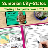 Sumer Ancient Mesopotamia City States Reading Comprehensio