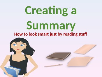 Preview of Summaries, main ideas, and details - Introduction, explanation, and practice