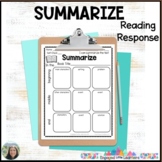 Summarize Reading Response | 2 Graphic Organizers | Printa
