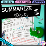 Summarize Stories - 4th & 5th Grade Reading Comprehension 