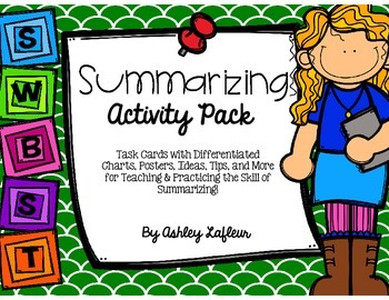Preview of Summarizing Activity Pack