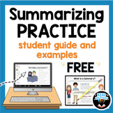 Summarizing Activity: Student Guide Lesson and Examples Pa