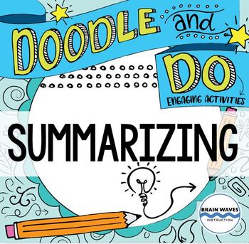 Preview of Summarizing Doodle Notes and Learning Activities - Sketch Notes, Doodle and Do