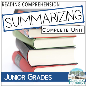 Preview of SUMMARIZING Reading Comprehension Pack Graphic Organizer Anchor Chart Assessment