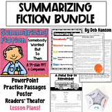 Summarizing Fiction Texts Bundle: Practice Passages, Power