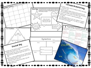 Preview of Summarizing Games and Graphic Organizers