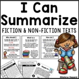 Summarizing Worksheets for Non-Fiction and Fiction Text Pa
