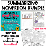 Summarizing Nonfiction: A Bundle of Activities