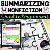 Summarizing Nonfiction Graphic Organizers, Nonfiction Summ