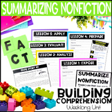 Summarizing Nonfiction Printables & Activities (Print & Digital)