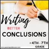 Summarizing Nonfiction Text Conclusion Writing Conclusions