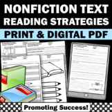 Reading Response Prompts Nonfiction Reading Comprehension 