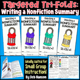Summarizing Nonfiction Small Group Instruction: Four Trifo