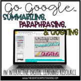 Digital Summarizing, Paraphrasing & Quoting | Distance Learning