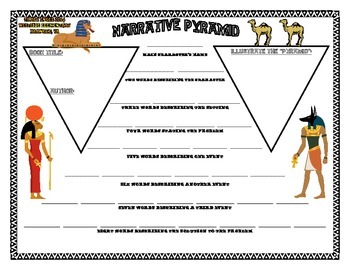 Preview of Summarizing Pyramid (Fiction)