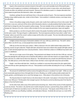 summarizing quiz for fourth grade by mac daniel tpt