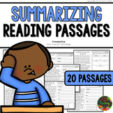 Summarizing Reading Passages Worksheets (Comprehension Ski