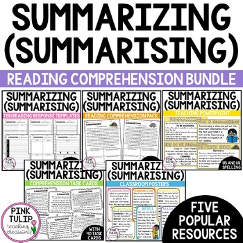 Preview of Summarizing (Summarising) - Reading Comprehension Bundle