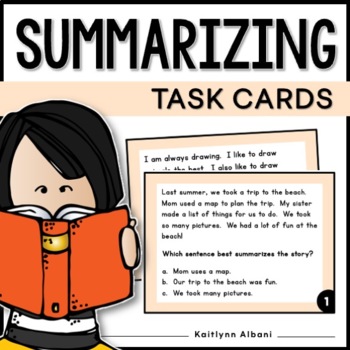 Preview of Summarizing Task Cards for Reading Comprehension