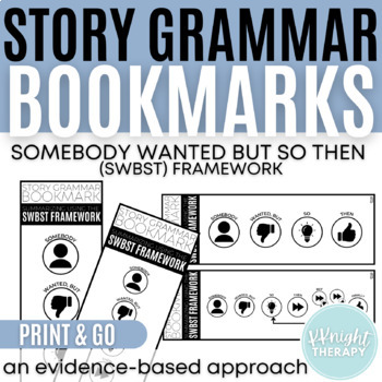Preview of Summarizing Using SWBST + Story Grammar | Bookmarks | Narrative Language