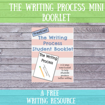 Preview of The Writing Process Mini Booklet