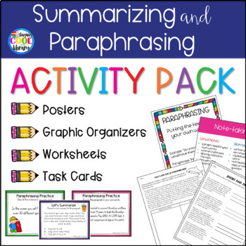 paraphrasing activities for college students