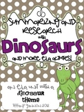 Summarizing and Research with Dinosaurs ELA Unit