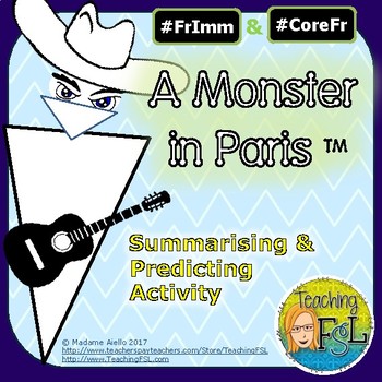 Preview of Summarizing Activity | Un Monstre à Paris (French animated movie)