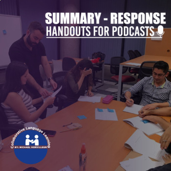 Preview of Summary-Responses with Podcasts | Google Classroom Distance Learning