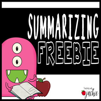 Preview of Summary Sheet and Retell Organizer Freebie!