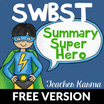 Preview of Summary Writing - SWTBS - Somebody Wanted But So Then