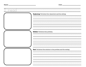 Preview of Summary Writing Outline / Graphic Organizer