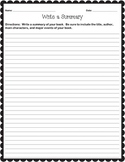 Summary Writing Sheet (with modified summary sheet)